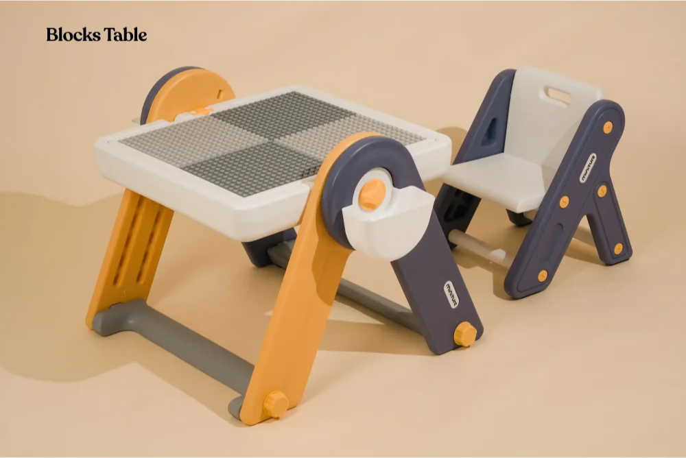 FlexDesk | 6-in-1 Multi Feature Study Table and Chair For Kids