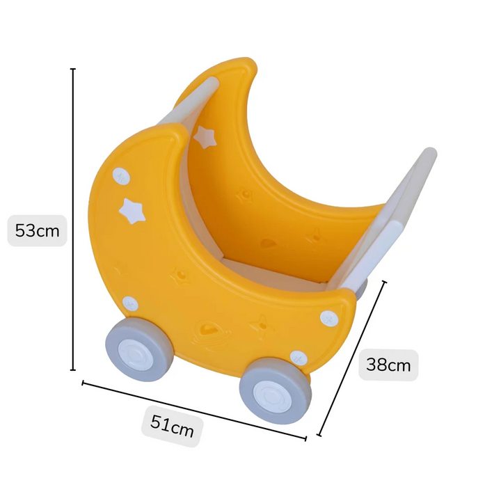 Moon-Shaped Push Cart