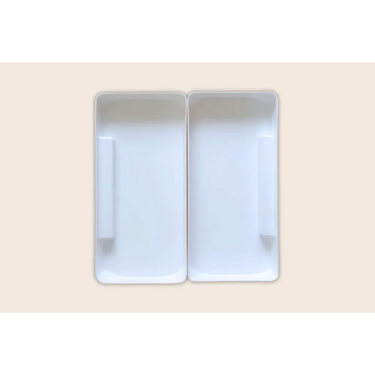 Sensory Play Bins - White (Set of 2)