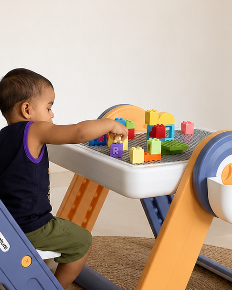 How do I create an independent play space for my toddler at home?