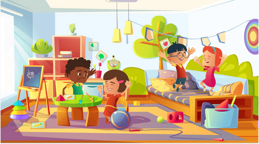 How to set up and inviting playspace that encourages children to play independently