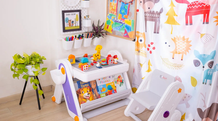 Why Our Multifunctional Table and Chair Set is the Perfect Playroom Addition