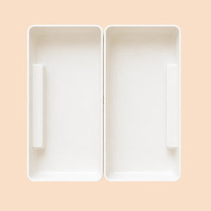 Sensory Play Bins - White (Set of 2)