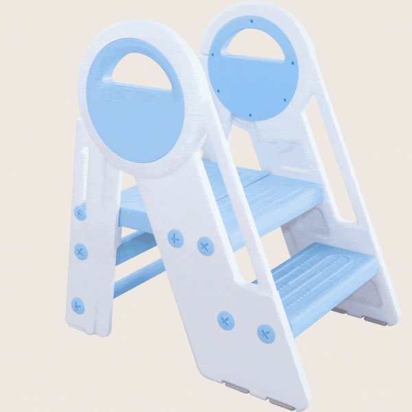 Stepping Ladder | 2 Step To 3 Step Convertible and Foldable Step Stool For Kids