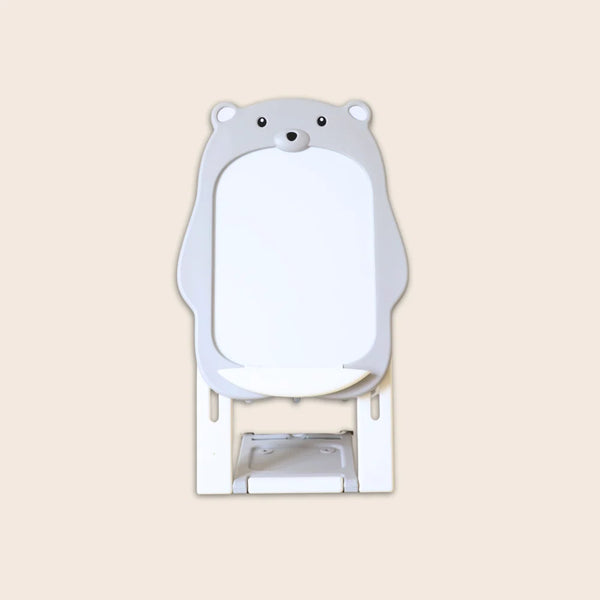 Bear Shaped Easel with Bookshelf