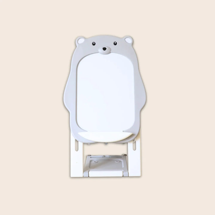 Bear Shaped Easel with Bookshelf