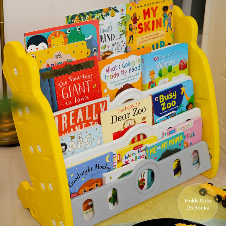 Carrot-themed Kids Front-Facing Bookshelf