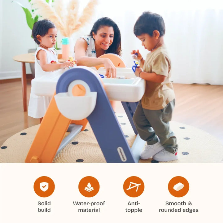 FlexDesk | 6-in-1 Multi Feature Study Table and Chair For Kids