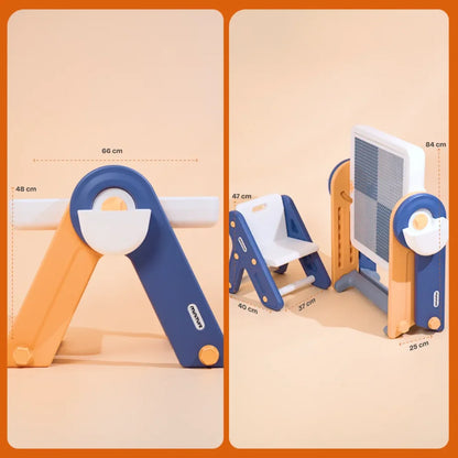 FlexDesk | 6-in-1 Multi Feature Study Table and Chair For Kids