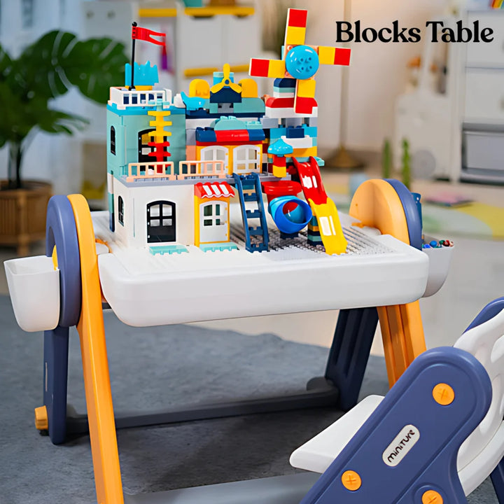 FlexDesk | 6-in-1 Multi Feature Study Table and Chair For Kids
