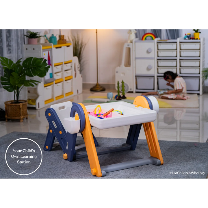 FlexDesk | 6-in-1 Multi Feature Study Table and Chair For Kids