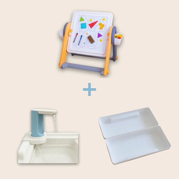 FlexDesk | 6-in-1 Multi Feature Study Table and Chair For Kids