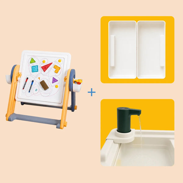 FlexDesk | 6-in-1 Multi Feature Study Table and Chair For Kids