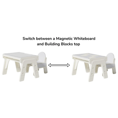 FlexDesk Pro | Multi-Functional Height Adjustable Study Desk and Chair For Kids