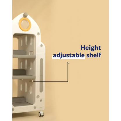 Rocket Book Rack High Capacity Rocket Bookshelf for Kids Learning – Miniture