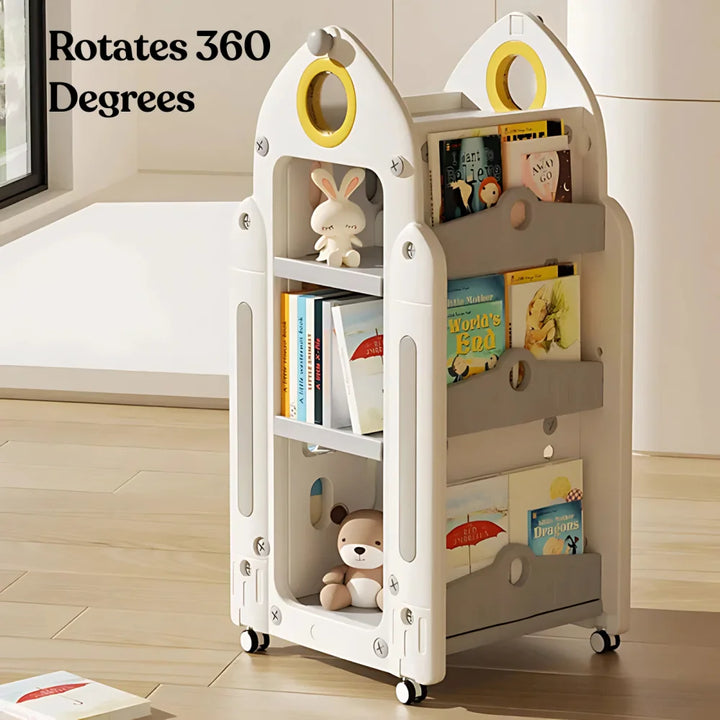 High Capacity Rocket Bookshelf