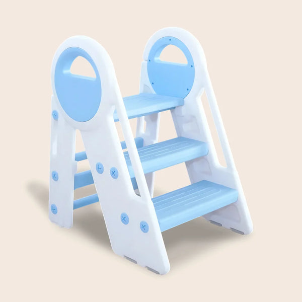 HOPI - Stepping Ladder 2 Step To 3 Step Convertible and Foldable Step Stool For Kids