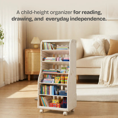 Rolo | Bookshelf & Organizer for kids
