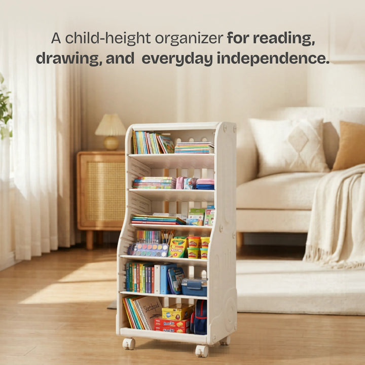 Rolo | Bookshelf & Organizer for kids