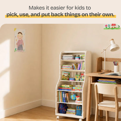 Rolo | Bookshelf & Organizer for kids