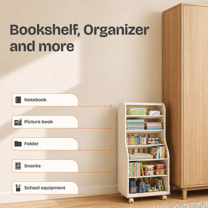 Rolo | Bookshelf & Organizer for kids