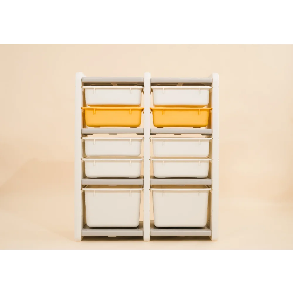 MODO - Space Contour Kids Storage Cabinet - 2 Tray Storage / Without Pushcart