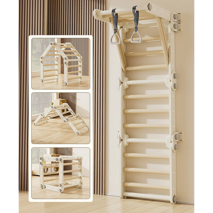 Multifunctional Convertible Pikler - 4 Climbing Panels