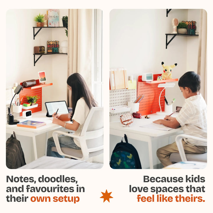 NexDesk complete study table setup for school-age kids ages 7 to 14