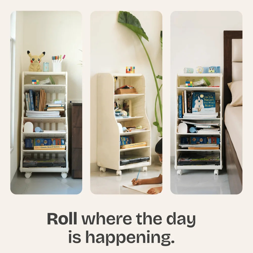 Rolo | Bookshelf & Organizer for kids