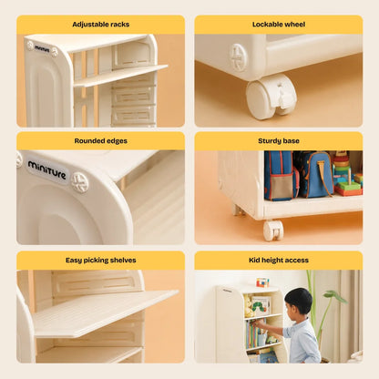Rolo | Bookshelf & Organizer for kids