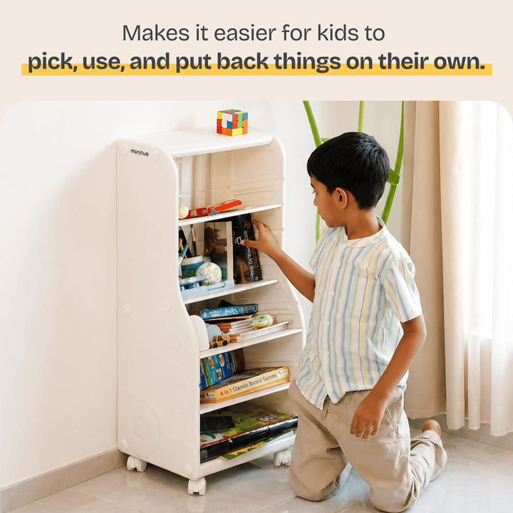 Rolo | Bookshelf & Organizer for kids