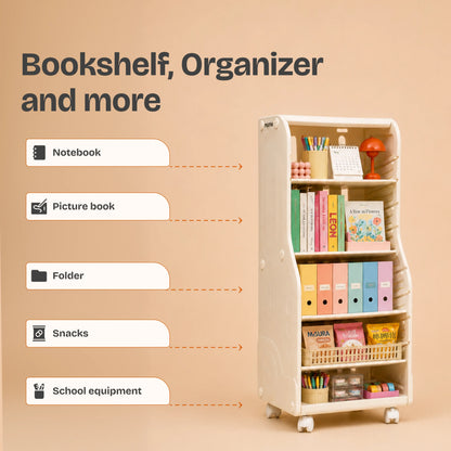 Rolo | Bookshelf & Organizer for kids