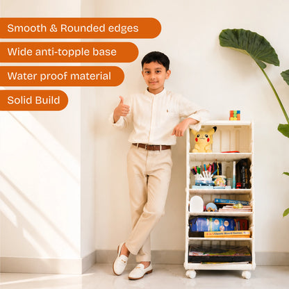 Rolo | Bookshelf & Organizer for kids
