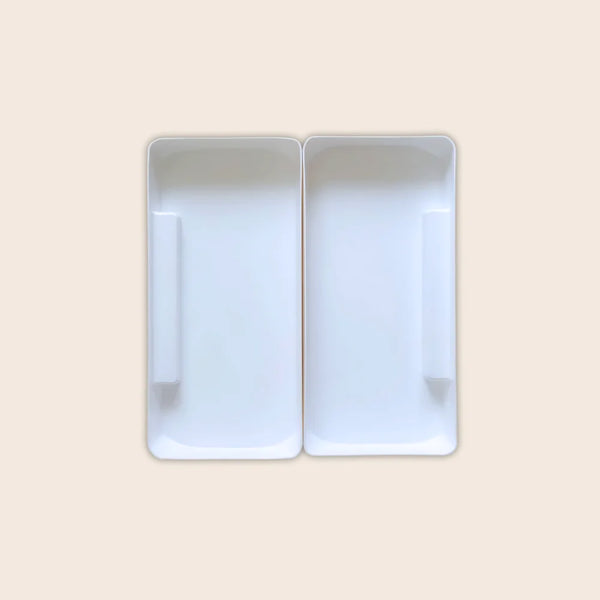 Sensory Play Bins - White (Set of 2)