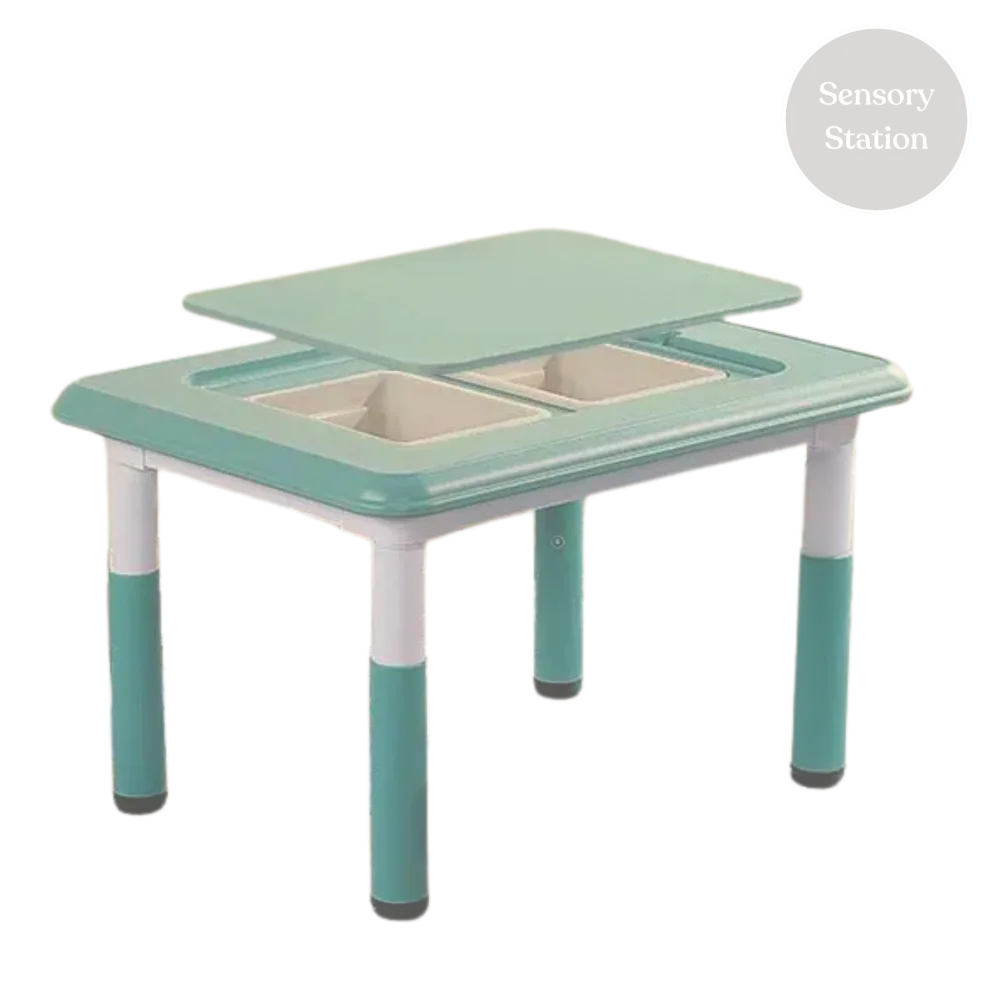Sensory Table cum Study Desk - Height Adjustable