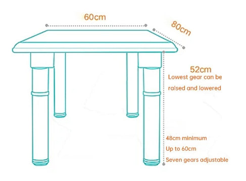 Sensory Table cum Study Desk - Height Adjustable