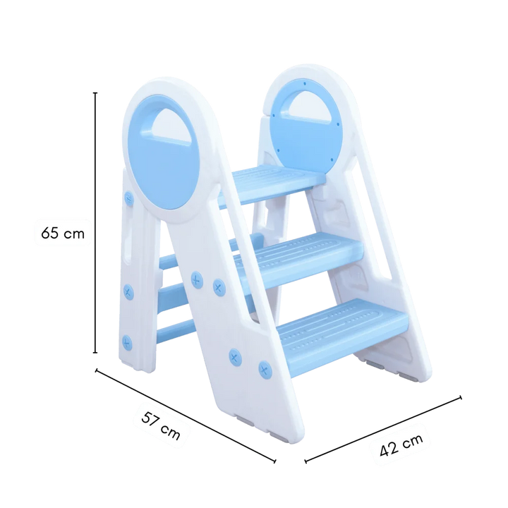 Stepping Ladder | 2 Step To 3 Step Convertible and Foldable Step Stool For Kids
