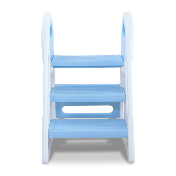 Kids Stepping Ladder | 2 Step To 3 Step Convertible Step Stool For Kids | Safe, Foldable & Multi-Use Ladder - Miniture