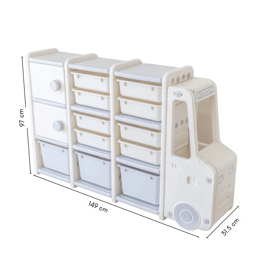 Toy Vault - Car Shaped Contour Organizer for Kids